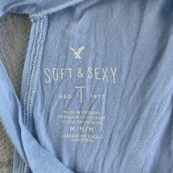 AEO American Eagle Soft and Sexy Top Ombre Tye Die Size Medium - Picture 7 of 7